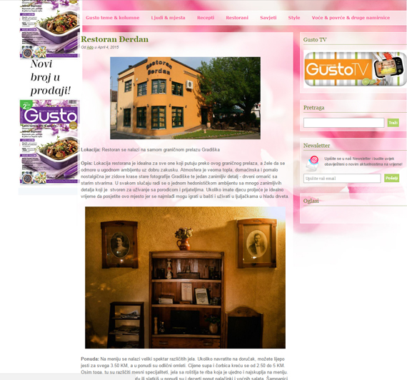 Restoran Đerdan - Gradiška